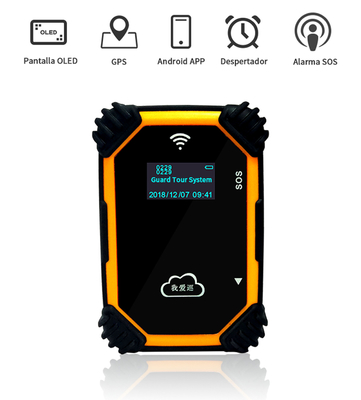 Free Security Guard Checkpoint System Cloud Software 4G GPS RFID 158x26mm
